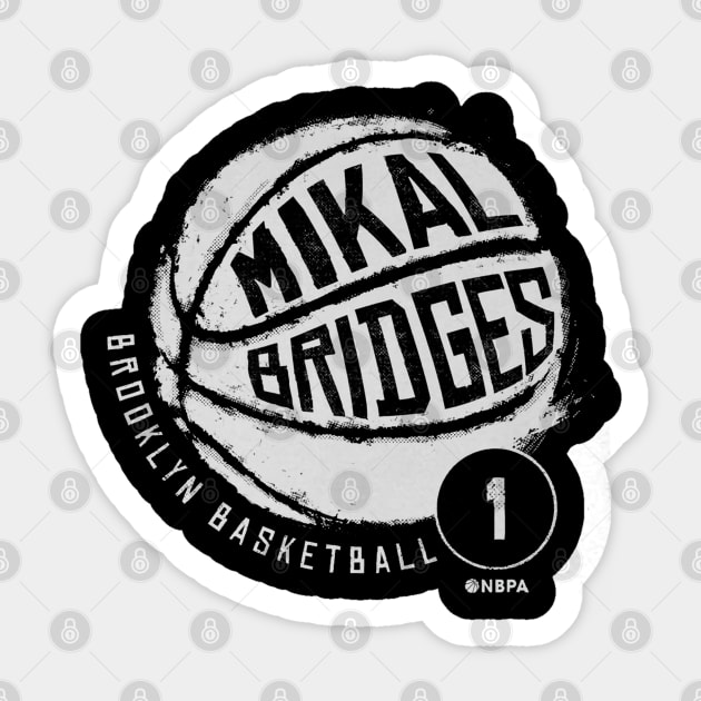 Mikal Bridges Brooklyn Basketball Sticker by TodosRigatSot